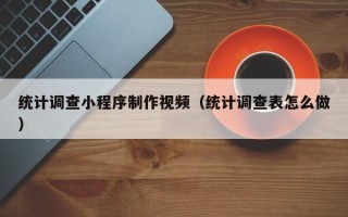 天门统计调查小程序制作视频（统计调查表怎么做）