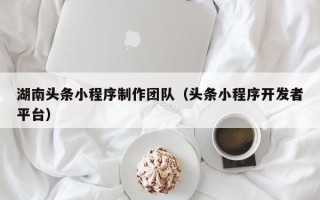 天门湖南头条小程序制作团队（头条小程序开发者平台）